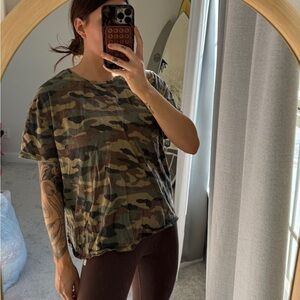 We The Free Nina Printed Tee - Camo